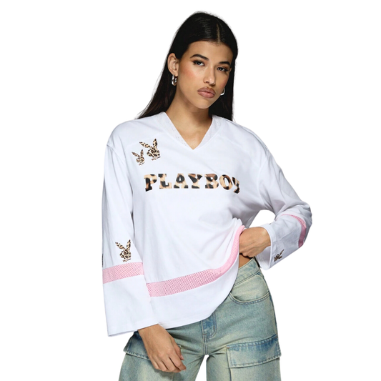 Cheetah Playboy Jersey Tee