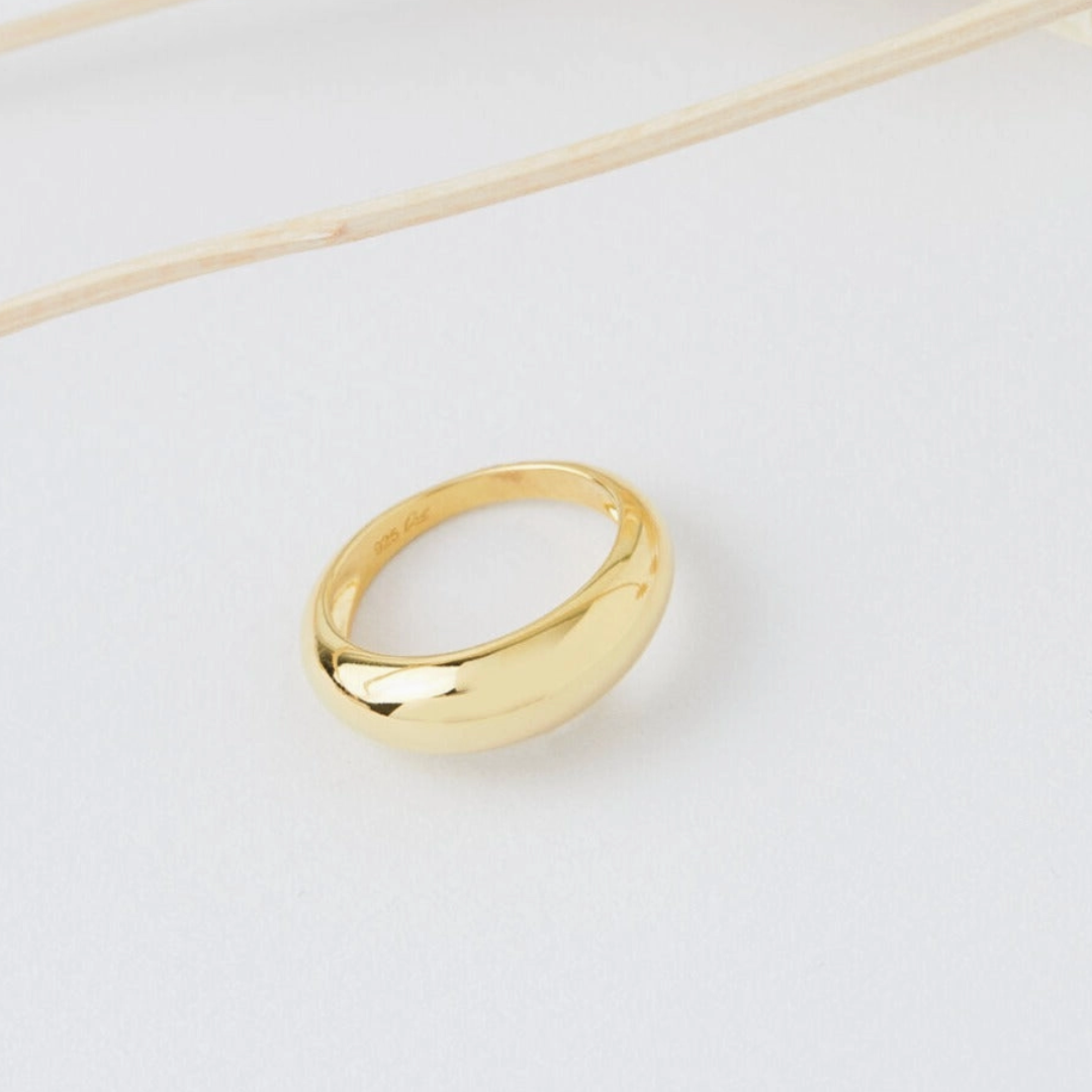 Gold Bean Ring