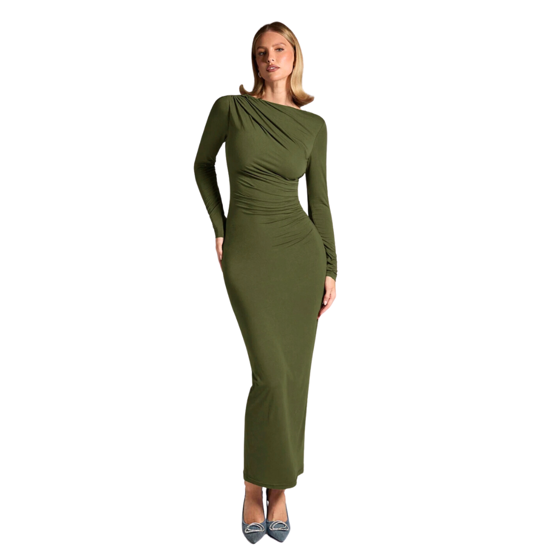 Icon Ruched Fitted Dress